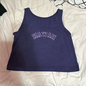 Cropped tank top
